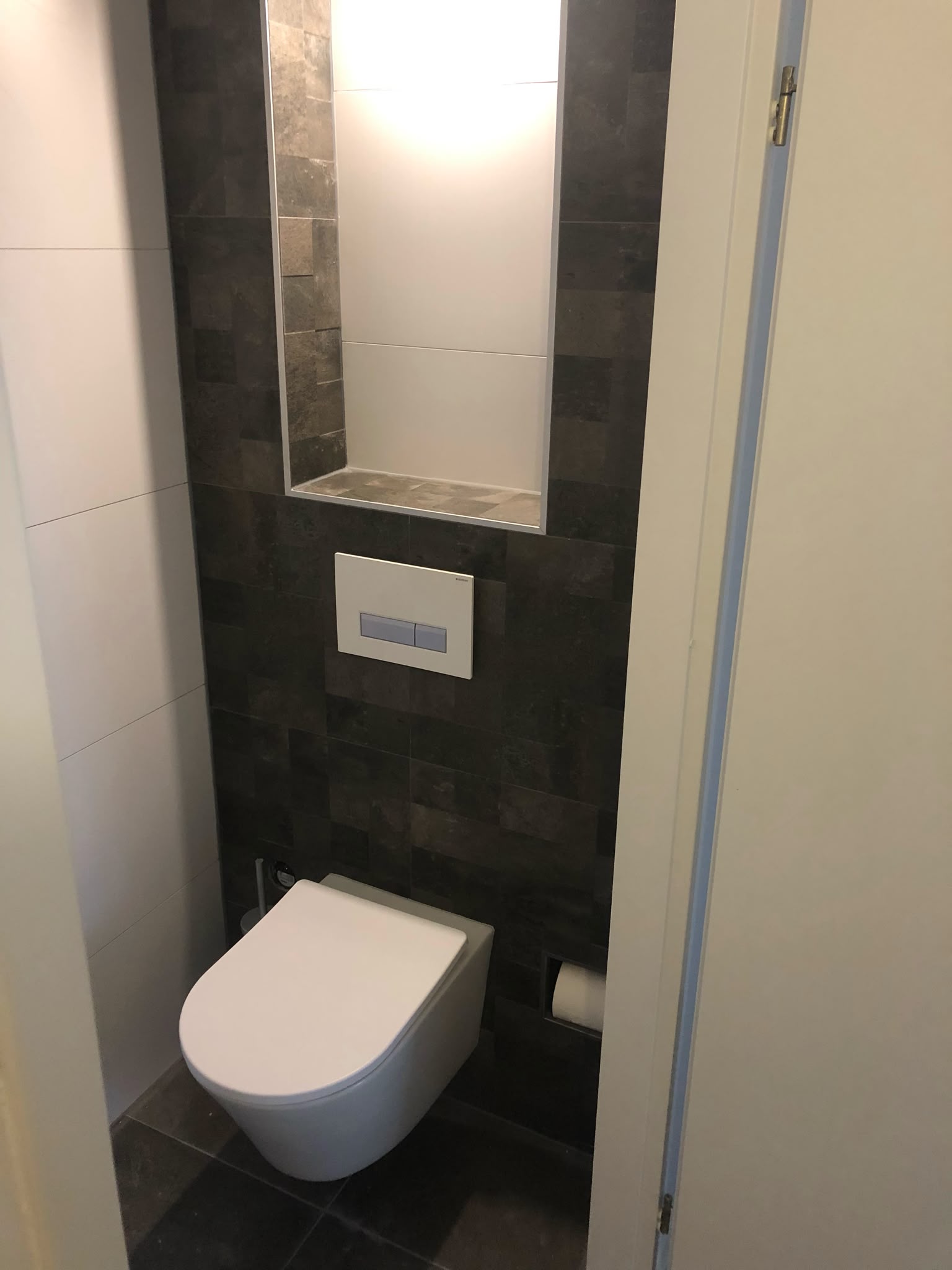 Vernieuwde toiletruimte