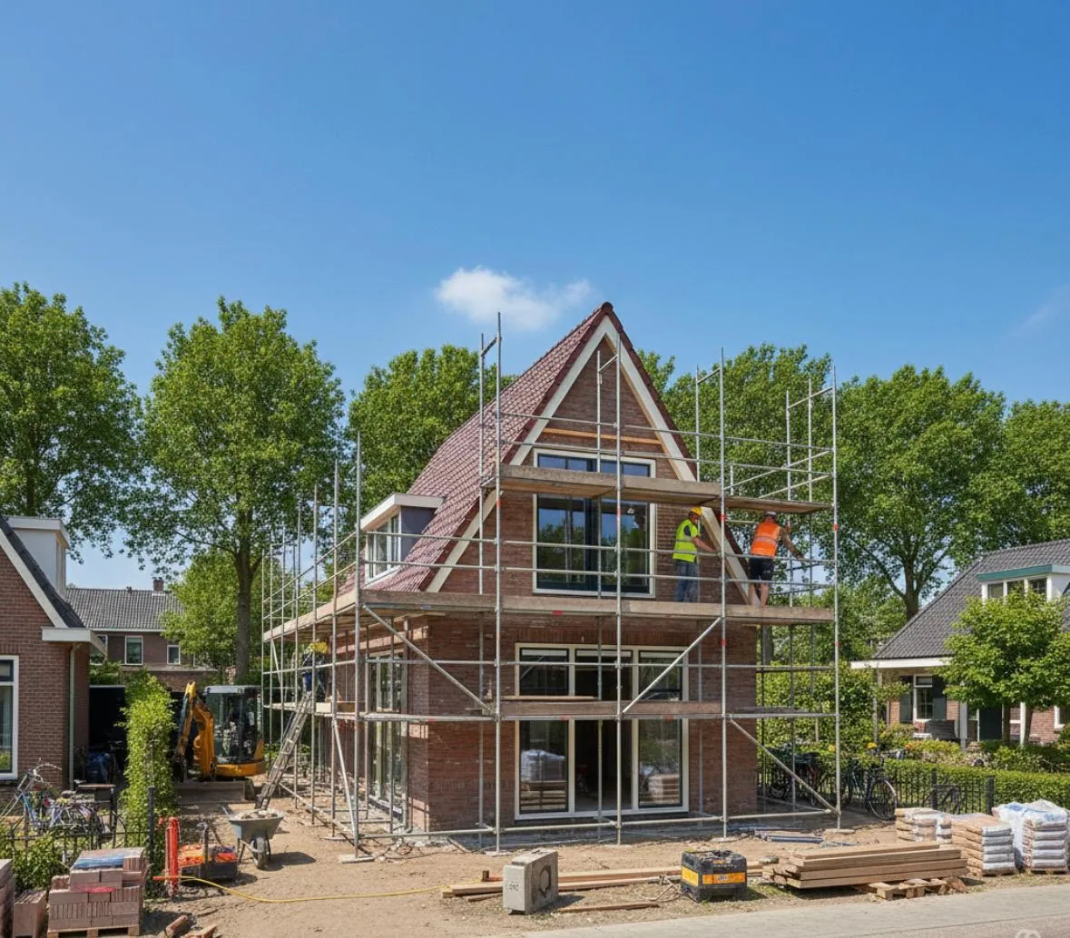 Verbouwing bij een woning in regio Waalwijk